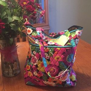 Vera Bradley quilted tote